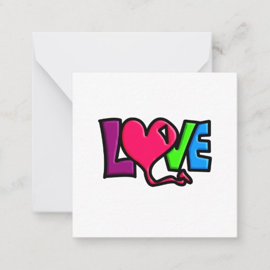 Liebe Mitteilungskarte (Vorderseite)