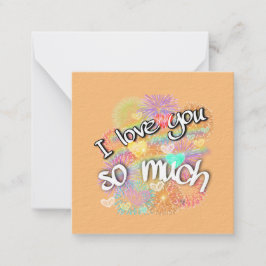 Liebe Mitteilungskarte