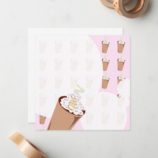 Liebe Mitteilungskarte (Vorderseite/Rückseite Beispiel)