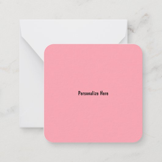 Liebe Mitteilungskarte (Rückseite)