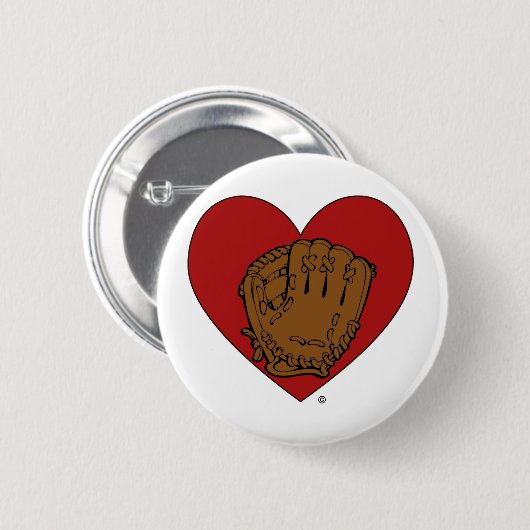 Liebe-Mittknopf Button (Vorne & Hinten)