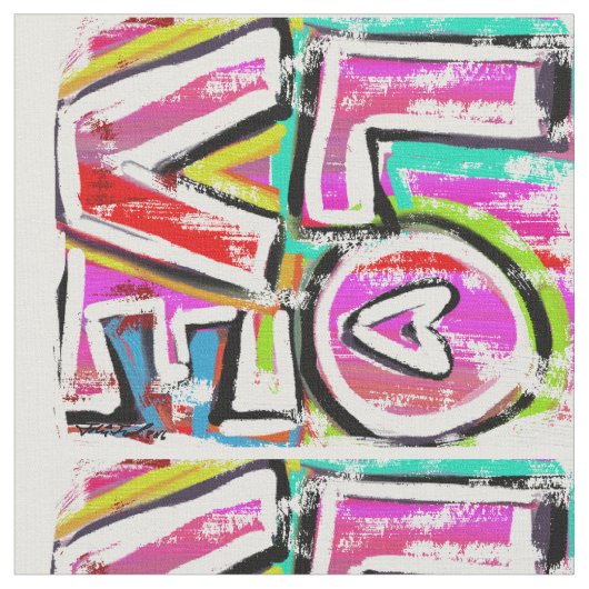 LIEBE (mittlerer Druck) Stoff (Nahaufnahme)