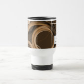 Liebe Mocha Lattes Abstrakt Swirl Tasse (Mittel)