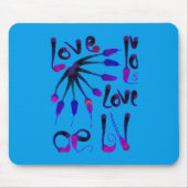 LIEBE_MODERN_BLUE_SO NIEDLICH MOUSEPAD (Vorne)