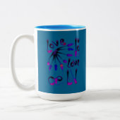 LIEBE_MODERN_BLUE_SO NIEDLICH ZWEIFARBIGE TASSE (Links)