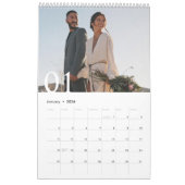 Liebe Moderne elegante Erinnerungen für Paare Hoch Kalender (Jan 2026)