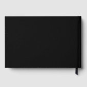 Liebe Moderne, elegante Kalligraphie Hochzeit Gästebuch (Rückseite)