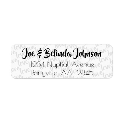 Liebe Moderne Skripttypografie (Vorne)