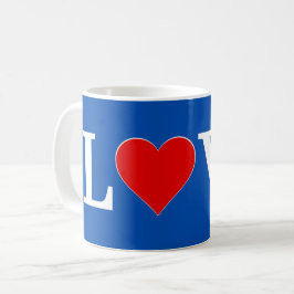 LIEBE Moderner Chic Kaffeetasse