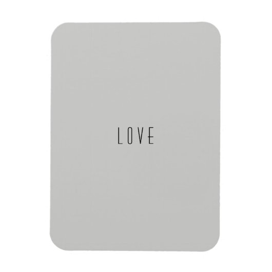 "Liebe" Modernes, flexibles Foto-Magnet Magnet (Vertikal)
