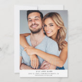 Liebe Modernes Foto Hochzeit retten das Datum Save The Date (Vorderseite)