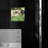 Liebe | Modernes Urban Lässig Script Foto Magnet