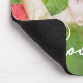Liebe | Modernes Urban Lässig Script Foto Mousepad (Ecke)