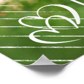 Liebe | Modernes Urban Lässig Script Foto Poster (Ecke)