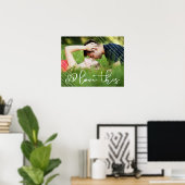 Liebe | Modernes Urban Lässig Script Foto Poster (Heimbüro)