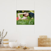 Liebe | Modernes Urban Lässig Script Foto Poster (Küche)