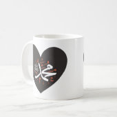 Liebe Mohammad PBUH Kaffeetasse (Vorderseite Links)