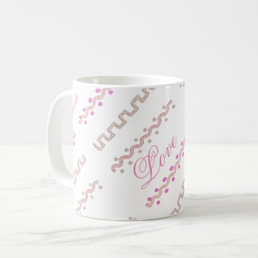 Liebe ❤️ Momma Doodles Kaffeetasse (Vorderseite Links)
