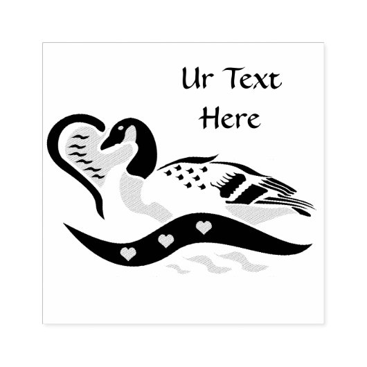 Liebe Momma Goose Gummistempel (Prägung)