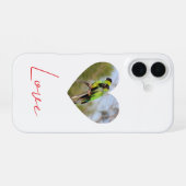 Liebe - Mönchssittich-Paar iPhone 16 Hülle (Rückseite (Horizontal))