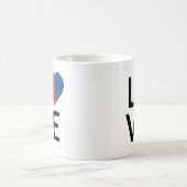 Liebe - Mongolei Kaffeetasse (Mittel)