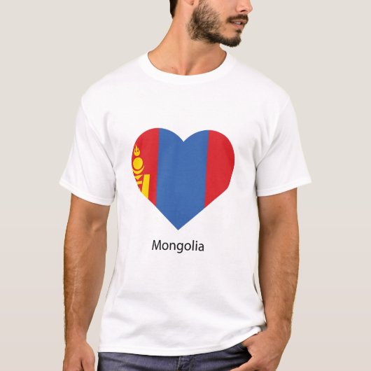 Liebe Mongolei T-Shirt (Vorderseite)