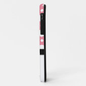 Liebe Monkey Pink & White Polka Dot iPhone 5 Fall Case-Mate iPhone Hülle (Hinten/Links)