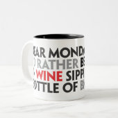 Liebe Montag "Molly-" Tasse (Vorderseite Links)