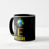 Liebe Montessori Lehrer Montessori Bildung Zurück Tasse (Vorderseite Links)
