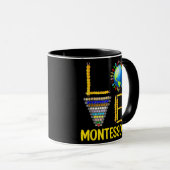 Liebe Montessori Lehrer Montessori Bildung Zurück Tasse (VorderseiteRechts)