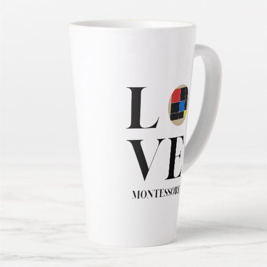 Liebe | Montessori | Trinomial Cube Milchtasse (Rechte Ecke)