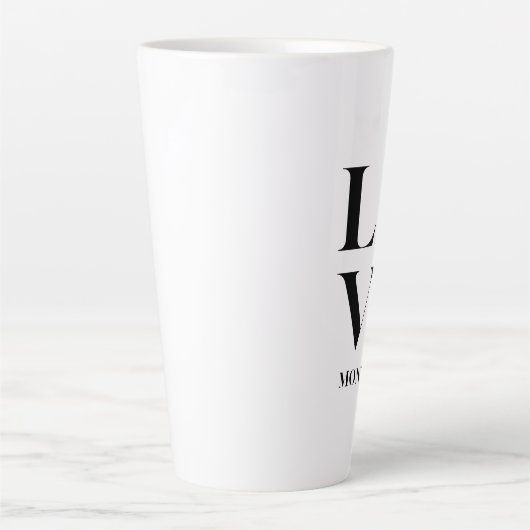 Liebe | Montessori | Trinomial Cube Milchtasse (Vorderseite)