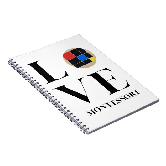 Liebe | Montessori | Trinomial Cube Notizblock (Rechte Seite)