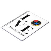 Liebe | Montessori | Trinomial Cube Notizblock (Linke Seite)