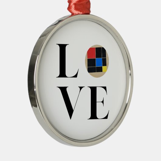 Liebe | Montessori | Trinomial cube Ornament Aus Metall (Rechts)