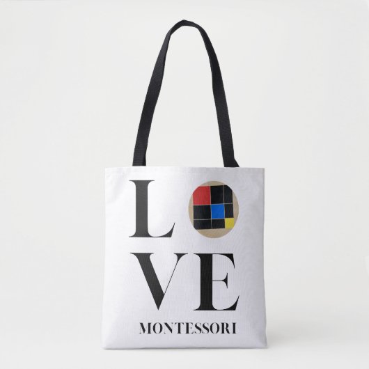 Liebe | Montessori | Trinomial Cube Tasche (Vorderseite)