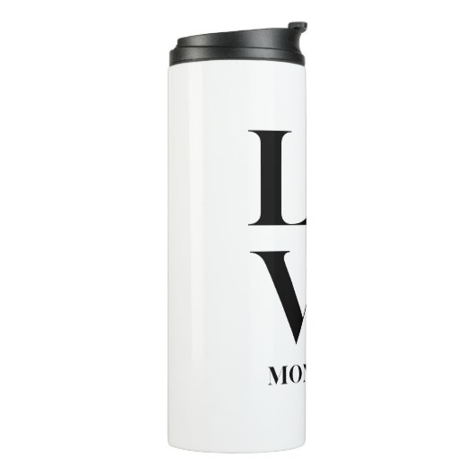 Liebe | Montessori | Trinomial cube Thermosbecher (Nach links gedreht)