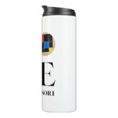 Liebe | Montessori | Trinomial cube Thermosbecher (Nach rechts gedreht)