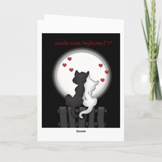 Liebe Moon Karte (Rückseite)