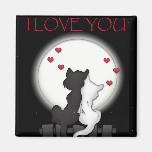 Liebe Moon Magnet (Vorne)