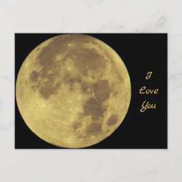 Liebe Moon Postkarte