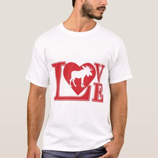 LIEBE-MOOSE T-Shirt (Vorderseite)