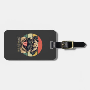Liebe Mops für immer � Süßes Mops-Fan-Design Gepäckanhänger