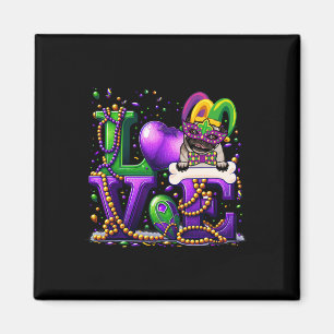 Liebe Mops Hunde Karneval Maske Hund Lover Women M Magnet