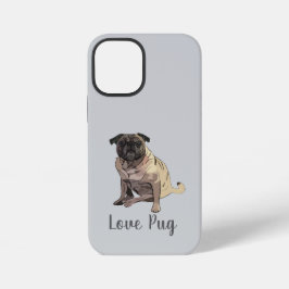 Liebe Mops iPhone 12 Mini Hülle