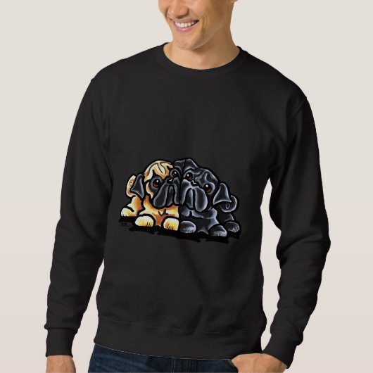 Liebe Mops Klassischer T - Shirt 945 (Vorderseite)