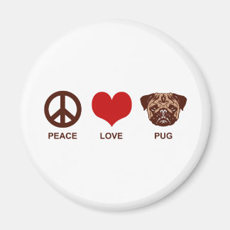 Liebe Mops Magnet
