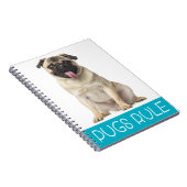 Liebe Mops Welpen Dog Journal-Notebook Notizblock (Rechte Seite)