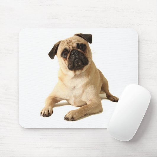 Liebe Mops Welpen Hund Mousepad (Mit Mouse)