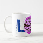 LIEBE-MÖPSE KAFFEETASSE (Links)